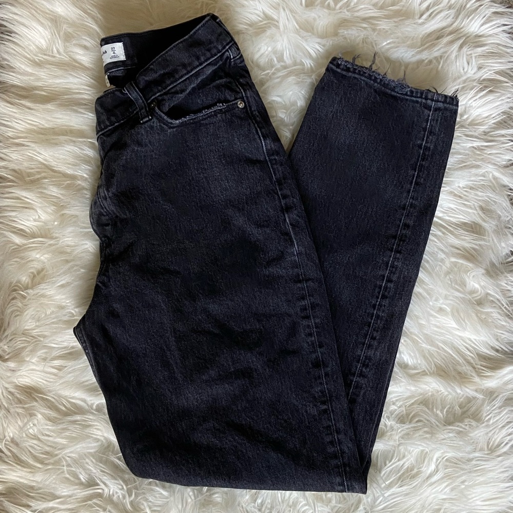 Black Abercrombie Dad Jeans 🖤